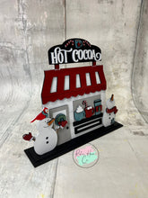 Load image into Gallery viewer, Snowman hot cocoa Shop craft sign kit