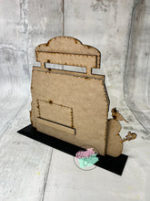 Load image into Gallery viewer, Snowman hot cocoa Shop craft sign kit