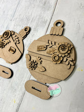 Load image into Gallery viewer, Ornament trio shelf sitter diy craft sign kit