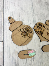 Load image into Gallery viewer, Ornament trio shelf sitter diy craft sign kit
