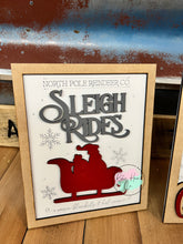 Load image into Gallery viewer, Merry Christmas sign Trio