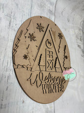 Load image into Gallery viewer, Welcome winter doorhanger diy Kit
