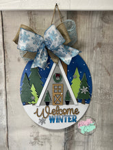 Load image into Gallery viewer, Welcome winter doorhanger diy Kit