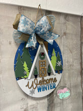 Load image into Gallery viewer, Welcome winter doorhanger diy Kit