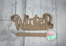 Load image into Gallery viewer, Winter wishes craft sign kit