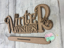 Load image into Gallery viewer, Winter wishes craft sign kit