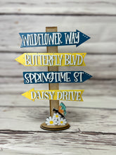 Load image into Gallery viewer, Spring Butterfly street sign Kit