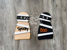 Load image into Gallery viewer, Halloween mummy cutouts