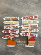Load image into Gallery viewer, Fall street signs Kit