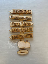 Load image into Gallery viewer, Fall street signs Kit