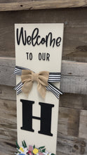 Load and play video in Gallery viewer, Interchangable Home porch sign overlays to be used with seasonal inserts