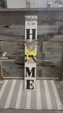 Load and play video in Gallery viewer, Interchangable Home porch sign overlays to be used with seasonal inserts