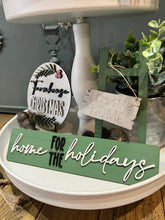 Load image into Gallery viewer, Home for the holidays Tier Tray Kit
