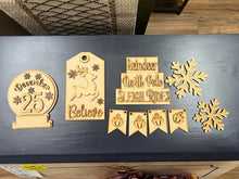 Load image into Gallery viewer, Reindeer Sleigh Ride Tier Tray Kit Christmas