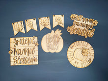 Load image into Gallery viewer, Grateful thankful blessed tier tray kit