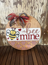 Load image into Gallery viewer, 16” Bee Mine Valentine Round