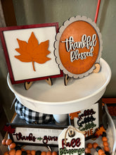 Load image into Gallery viewer, Gobble gobble thanksgiving tier tray kit