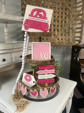 Load image into Gallery viewer, Love is in the Air Valentines Day Tier Tray Kit