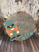 Load image into Gallery viewer, 16” Shenanigans Welcome St. Patrick’s Day Round