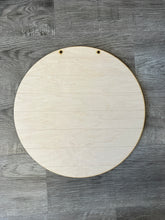 Load image into Gallery viewer, Round Blank Doorhanger