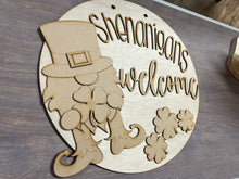 Load image into Gallery viewer, 16” Shenanigans Welcome St. Patrick’s Day Round