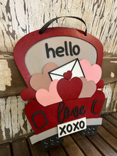 Load image into Gallery viewer, Hello Valentine Truck Doorhanger