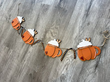 Load image into Gallery viewer, Fall pumpkin spice Seasonal Banner garland
