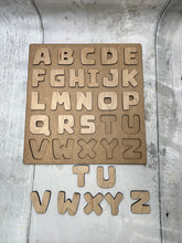 Load image into Gallery viewer, Alphabet puzzle DIY kids craft

