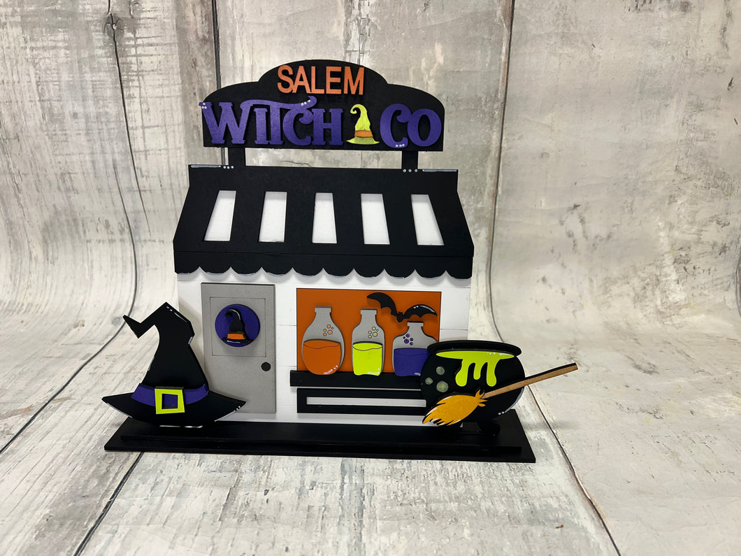 Halloween Shop craft sign diy kit
