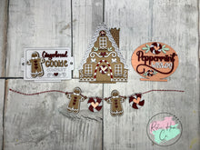 Load image into Gallery viewer, Christmas gingerbread Interchangable Kit for benches
