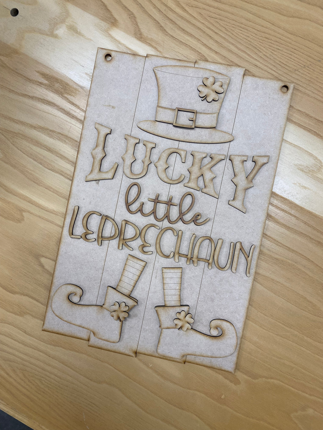 St. Patrick’s Day Leprechauns Doorhanger