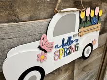 Load image into Gallery viewer, spring truck Doorhanger
