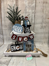 Load image into Gallery viewer, Winter snowman brrr shovel Tier Tray diy Kit
