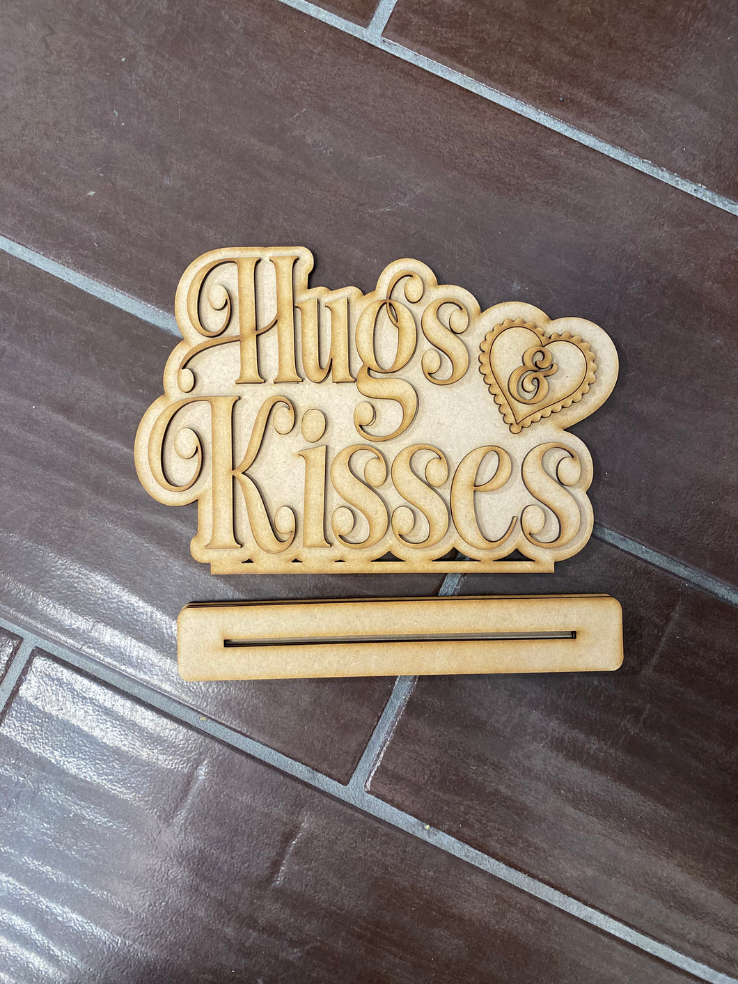 Hugs and Kisses Standing Valentines Day Kit