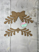 Load image into Gallery viewer, Christmas deer sled doorhanger sign
