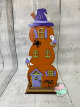 Load image into Gallery viewer, Pumpkin Stack Fall Halloween House Kit
