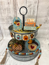 Load image into Gallery viewer, Fall harvest blessings pumpkin Tier Tray Kit
