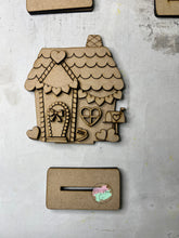 Load image into Gallery viewer, Valentine candy houses DIY craft Kit
