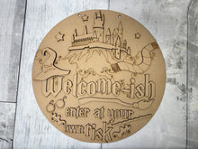 Load image into Gallery viewer, Harry Potter themed doorhanger diy Kit
