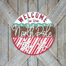 Load image into Gallery viewer, Christmas North Pole doorhanger diy Kit
