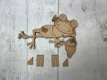 Load image into Gallery viewer, Frog net shelf hanger craft sign kit
