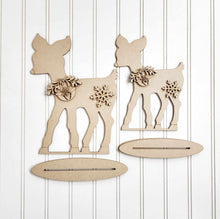 Load image into Gallery viewer, Reindeer-set of 2 Christmas
