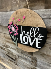 Load image into Gallery viewer, Valentine 16” Hello Love Round
