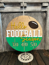 Load image into Gallery viewer, Football Sports Round Doorhanger
