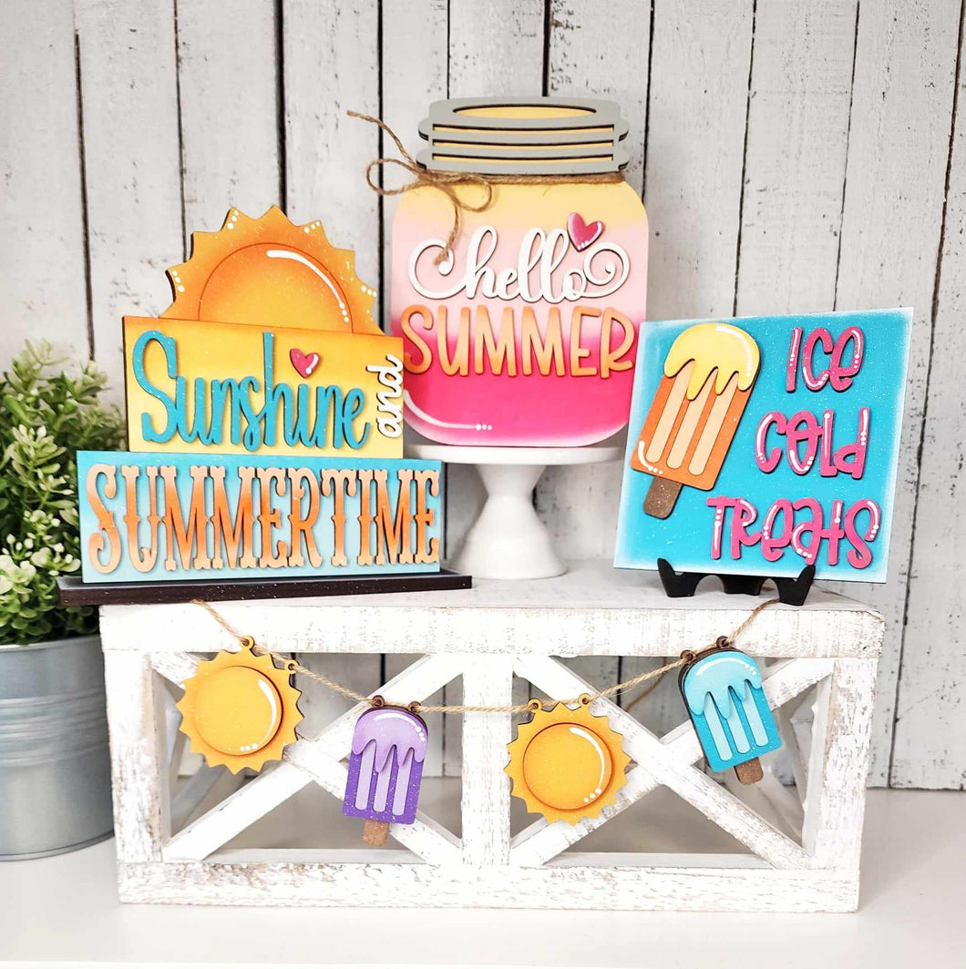 Summer sunshine Tier Tray Kit