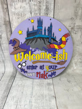 Load image into Gallery viewer, Harry Potter themed doorhanger diy Kit
