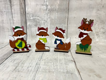 Load image into Gallery viewer, Christmas fox shelf sitter diy kit
