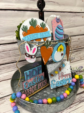 Load image into Gallery viewer, Easter carrot patch Bunny Tier Tray Kit
