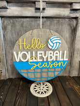 Load image into Gallery viewer, Volleyball Sports Round Doorhanger
