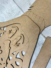 Load image into Gallery viewer, Halloween witch face Doorhanger
